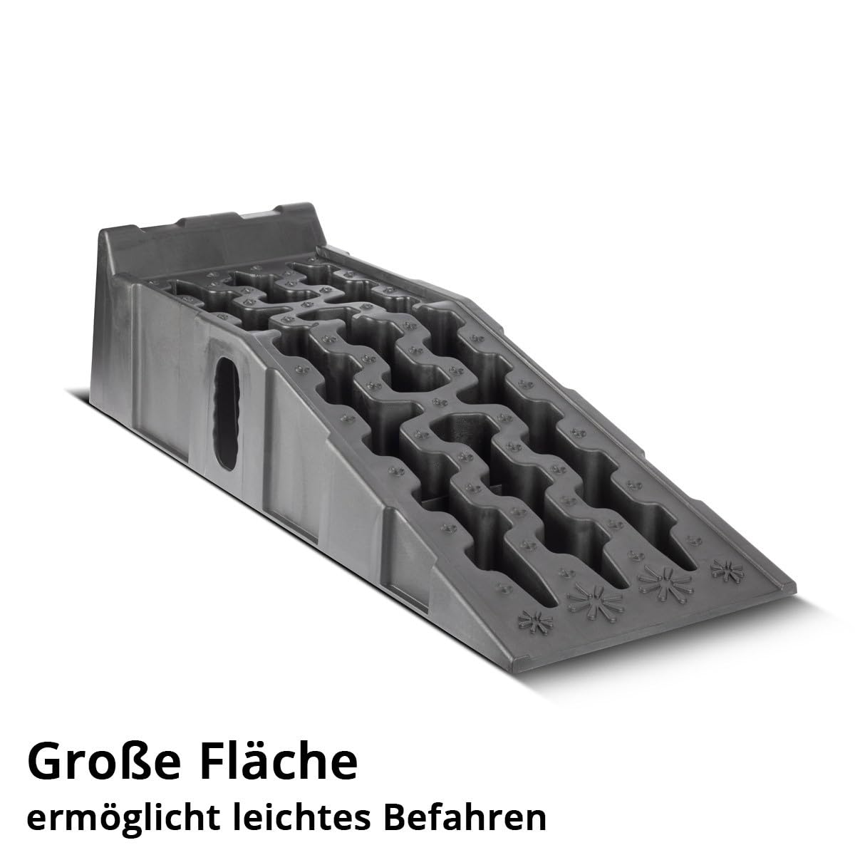 STAHLWERK Set di 2 cunei per gradini GT-15 ST con portata di 6 t, 905 x 330 x 215 mm, cuneo di carico | Rampa di carico | cuneo di bilanciamento per camper, caravan, roulotte o rimorchi