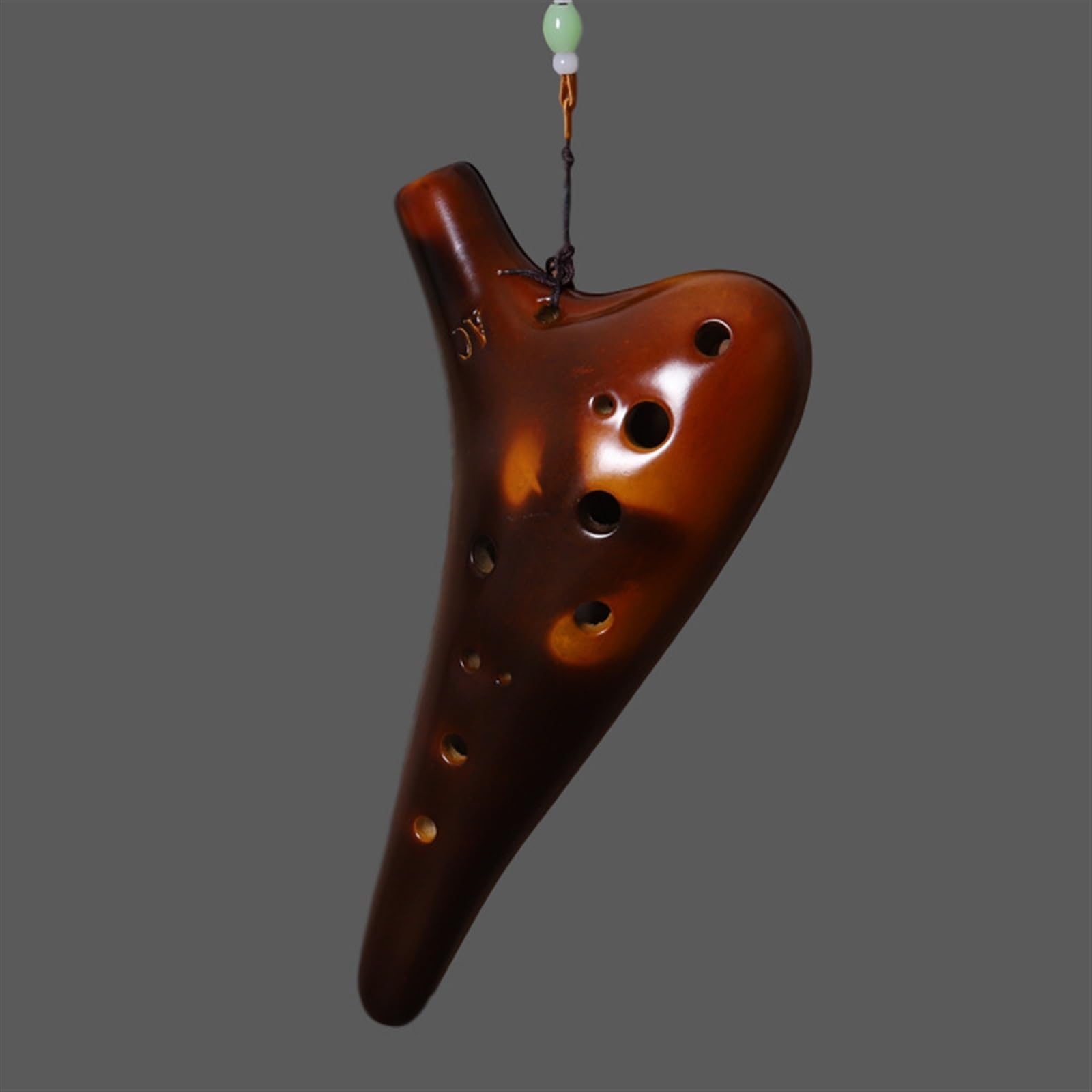 Strumento Musicale Ocarina Giallo A Dodici Fori Tasto C Alto Ocarina Di Produzione AC