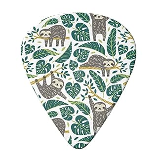 Lot de 6 médiators adorables paresseux pour guitare acoustique, guitare électrique, basse, ukulélé – fins, moyens et… - Les Beatles, Paul McCartney, John Lennon, RIngo Starr, George Harrison Lot de 6 médiators adorables paresseux pour guitare acoustique, guitare électrique, basse, ukulélé - fins, moyens et… – Image 3