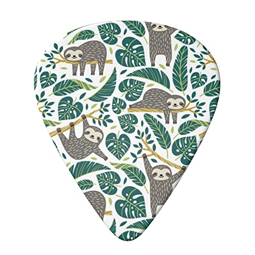 Lot de 6 médiators adorables paresseux pour guitare acoustique, guitare électrique, basse, ukulélé – fins, moyens et… - Les Beatles, Paul McCartney, John Lennon, RIngo Starr, George Harrison Lot de 6 médiators adorables paresseux pour guitare acoustique, guitare électrique, basse, ukulélé - fins, moyens et… – Image 4