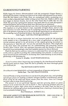 Paperback Feed the Soil Book