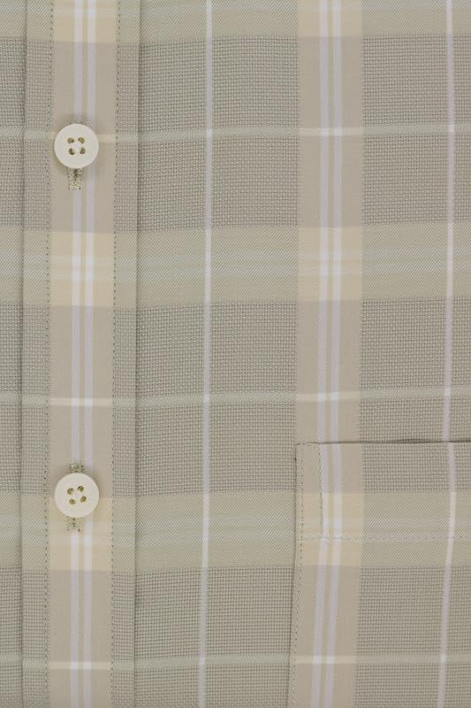 Image of 7-DAYS Men's Premium Check Shirt - 100% Cotton, Tailored Fit (Between Slim & Regular), Full Sleeve, with Pocket - Smart Office & Casual Look