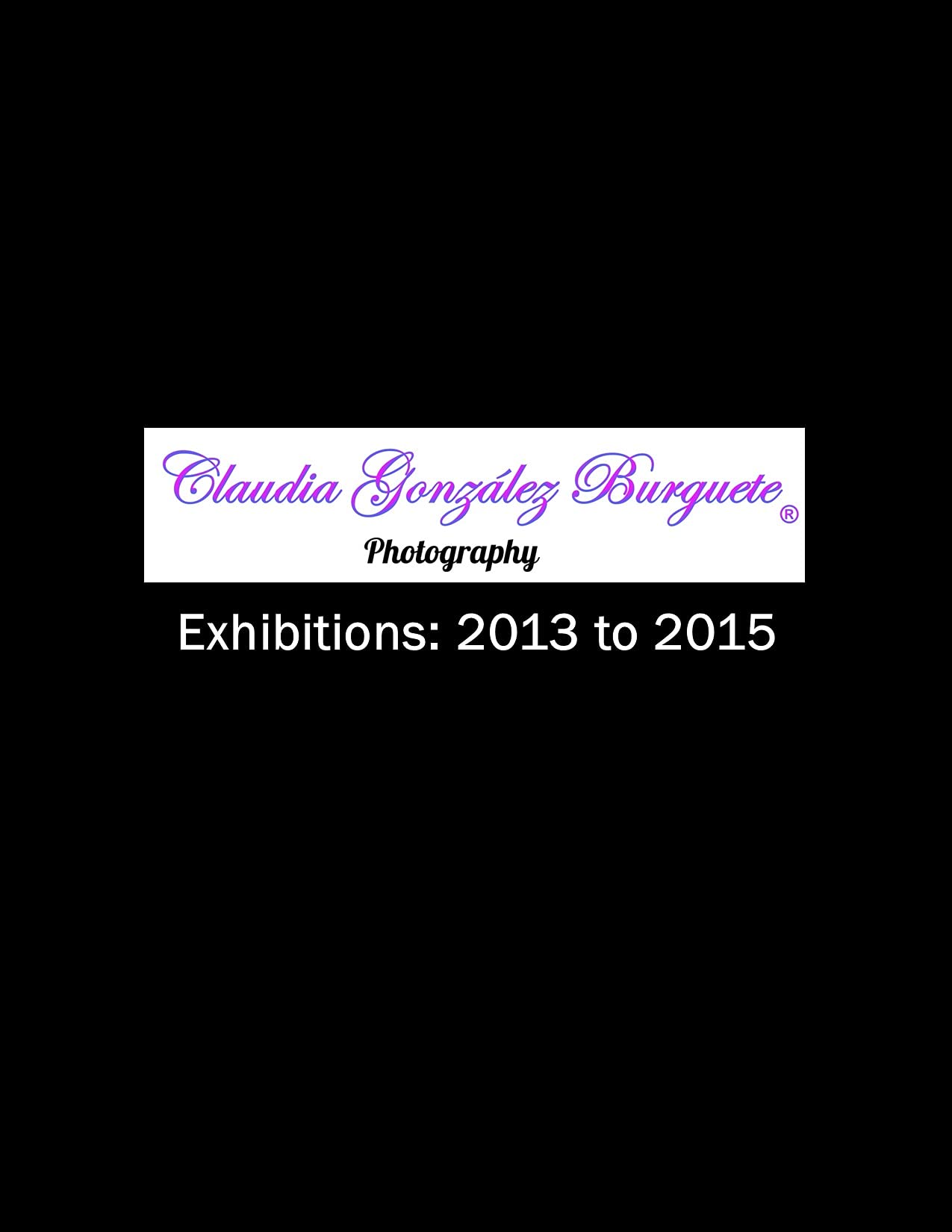 CGB Photography Exhibitions 2013-2015 catalogue livre photo anglais