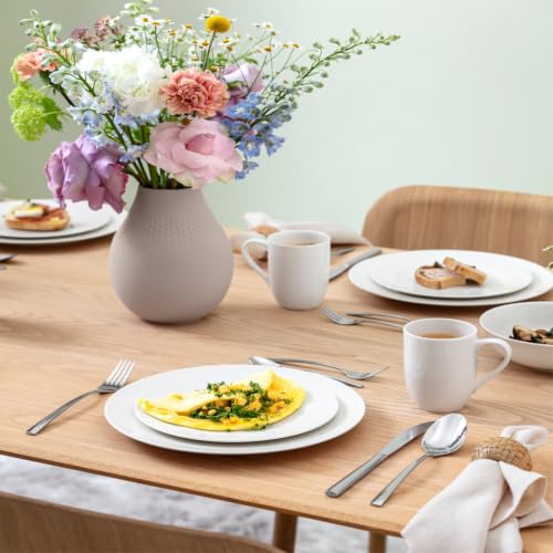 Taza de café Villeroy & Boch porcelana 9.5 oz blanca miniatura 3