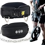 Quick Locking Weighted Dip Belt for Weight Lifting,Weighted Pull up Belt Black