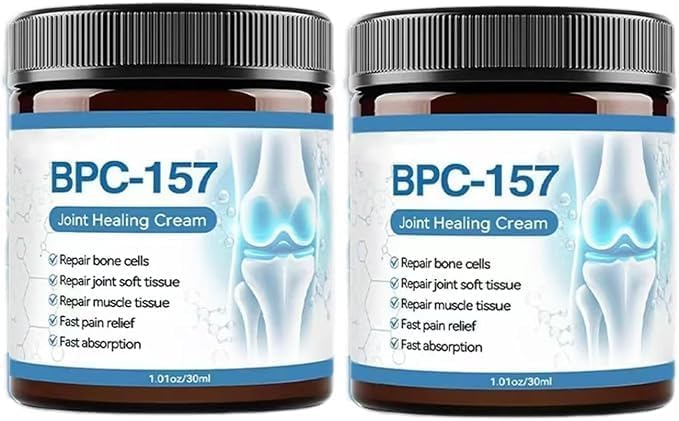 best bpc 157 cream BPC-157 Inspired Joint Care | Peptide Complex Comforting Massage Cream for Back, Neck, Knees, Hands & Shoulders | Fast Absorbing Non-Greasy Daily Mobility & Skin Moisturizing Formula bpc 157 after knee Size:10mL* 10 vials WINTER