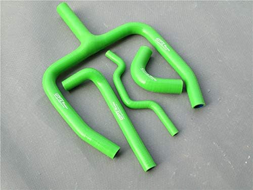 Silicone Radiator Hose Y KIT For Kawasaki KXF250 KX250F 2009-2014 10 2013 (green)