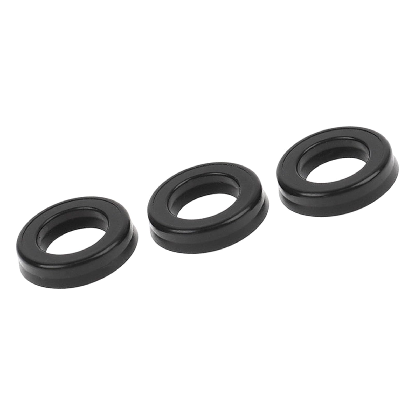 3Pcs Black Rubber Gasket Seal Adapter High Pressure Washer Pumping 12X20X5mm 12X20X5.3mm Easy Installation Accessories Permanent Rubber Sealing Hoop