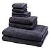 Produktbild Möve - Superwuschel - 2 X Seif- 2 X Gäste- 2 X Dusch- 2 X Handtuch im Set - Baumwolle (8er Set Dark Grey)