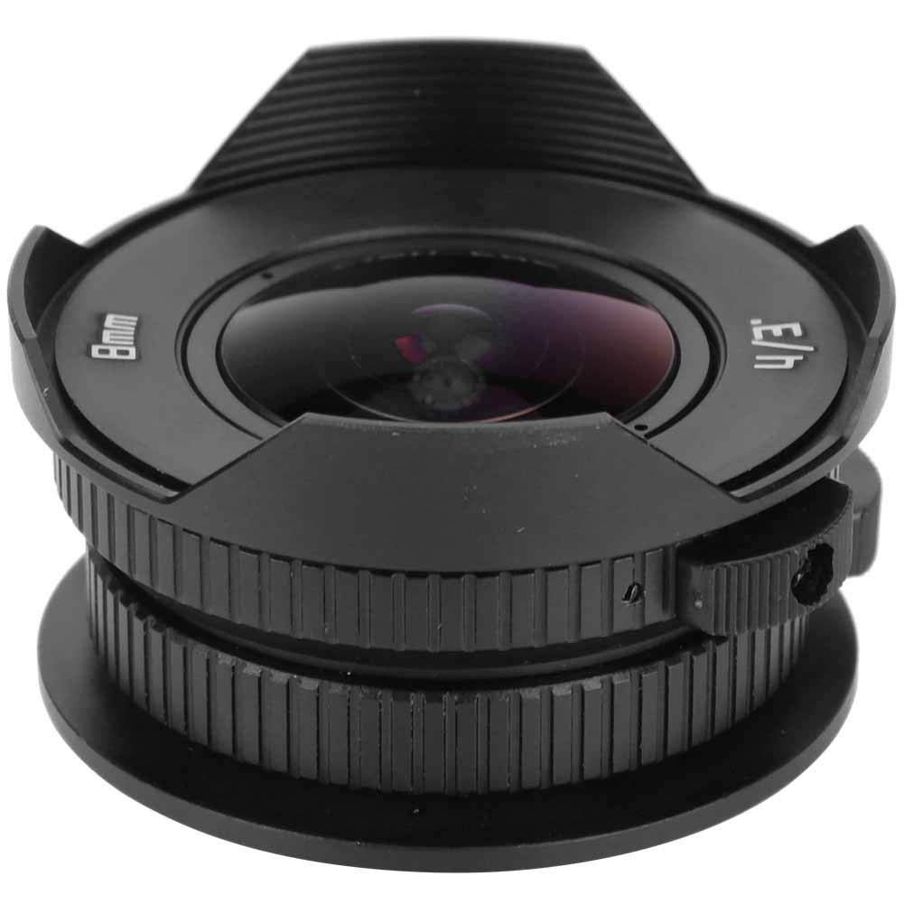 Obiettivo Fisheye (8mm, f3.8, APS, campo visivo di 180 gradi) Obiettivo zoom Fisheye per fotocamere con attacco M4/3