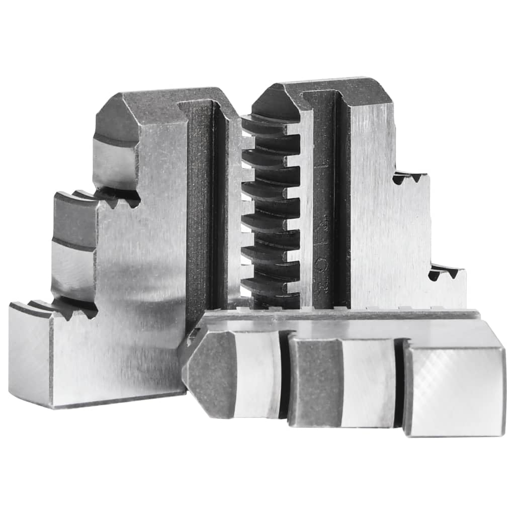 vidaXL Mandrino per Tornio a 3 Griffe Autocentrante Morsetto Sistema Serraggio Ganasce Attrezzi Utensili Fai da Te Fresa 125 mm in Acciaio