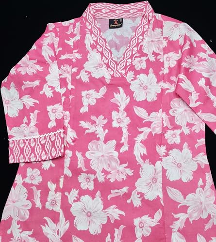Image of DUMMY SHAPE Feeding Kurtis for Women Cotton Blend | Floral Kurta Pant Dupatta Set with Nursing Zippers to Pre & Post Partum | Maternity Dresses | Mom to Be Gifts for Pregnant Woman
