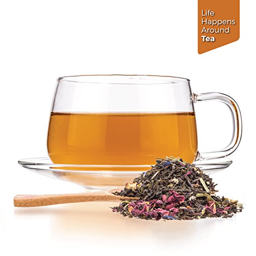 Tealyra - Milady Grey - Delightful Black Loose Leaf Tea - Rose Petals And Lemongrass With Orange - Medium Caffeine - Blend - All Natural - 110G (4-Ounce) #TOP2