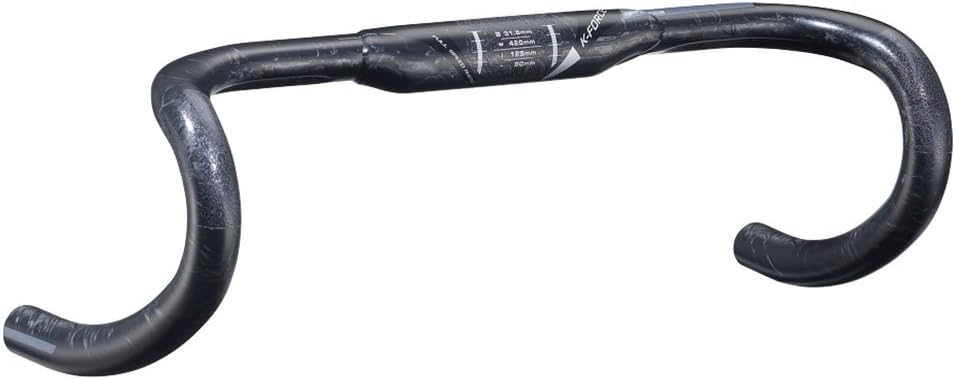 FSA K-Force Compact Graphic V14 Drop Bar - Black/Grey, 44 cm