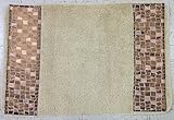 Popular Bath Mosaic Stone Bronze Bath Rug