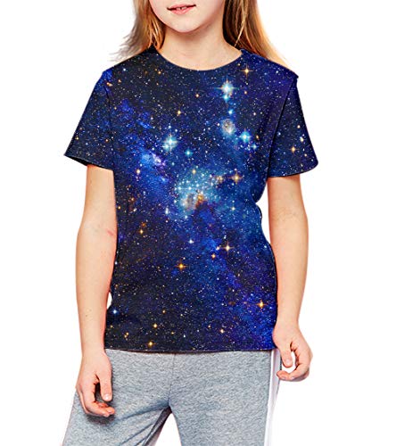 Image of LAIDIPAS Boys Girls 3D Graphic T-Shirt Short Sleeve Tops Tees 6-16 Years | Kids Crewneck Shirts, Vibrant Color, Lightweight and Quick Dry, Trendy Outfits for School, Parties, vacation and Daily Wear