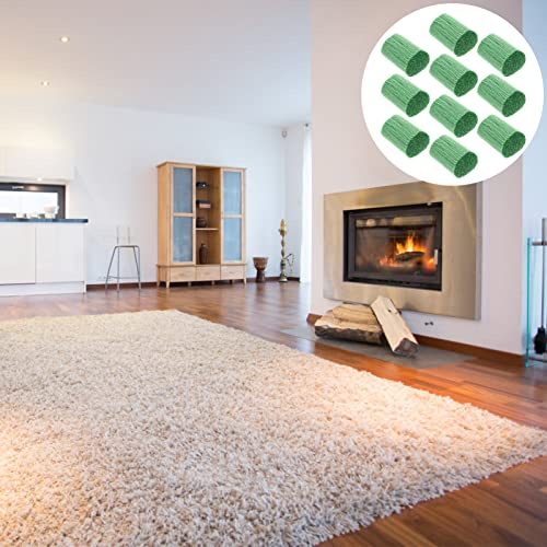 Ultnice 10 Rolls Latch Hook Yarn Rug Yarn Sewing Replace Yarn Threads Bundles Cutter Rug For Diy Latch Knitting Making Pillowcases Blankets Green #TOP3