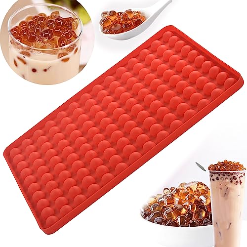 ionEgg Halbkugel-Silikonform mit 140 Mulden, Gummibärchen-Formen, Mini-Leckerei-Pfanne für Hunde, Backmatte, runde Silikonunterlage für Ganache, Süßigkeiten, Kekse, Schokoladentropfen