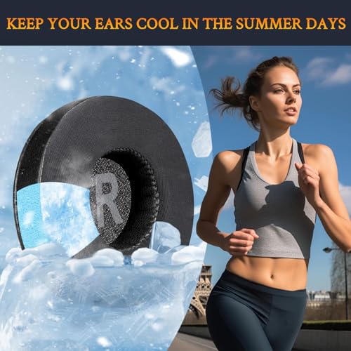 Image of SOULWIT Earpads Replacement for Sennheiser HD25 /HD25 Light(Lite) /HD25 Plus /HD25 Special Edition /HMD25 /HME25 /HMEC25 /HD250BT Headphones, Ear Pads Cushions with High-Density Foam - HD25 CG Black