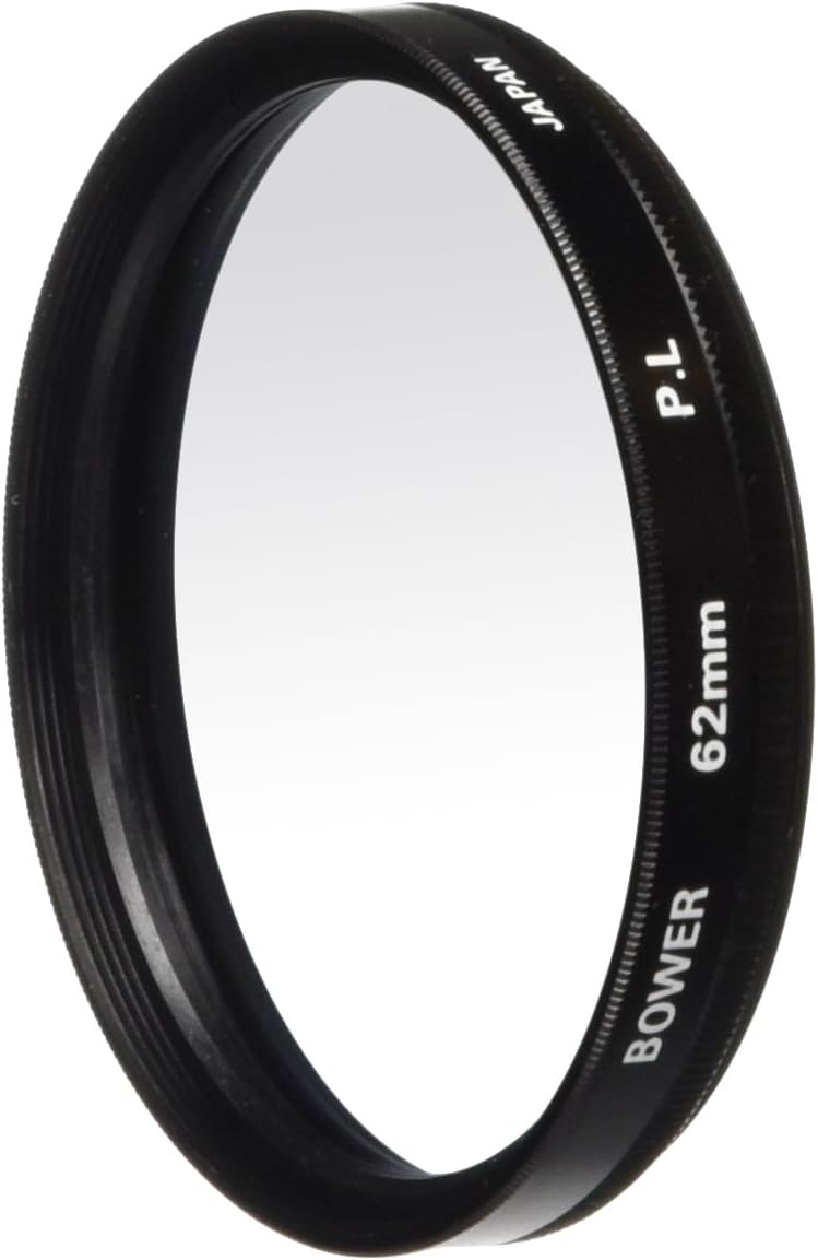 Bower FP62 62 mm Pro Digital High Definition Linear Polarizer Filter (Black)
