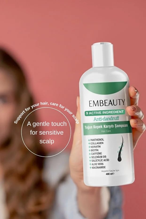 Balancing & Soothing Anti-Flake Shampoo – Supports Relief of Dry, Itchy Scalp, Nourishing 9-Active Formula for a Healthier-Looking Scalp, Salt-Free, Paraben-Free 400 ml / 14 fl oz - Image 6