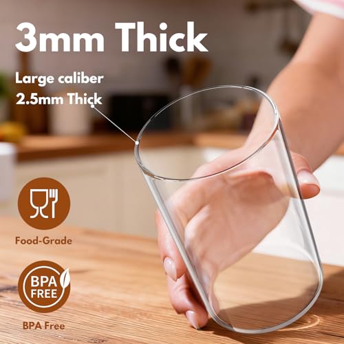 Image of 5 Pack MultiSize Glass Jar with Lid, Coffee Storage Canister for Candy | Seal, BPA-Free, Bamboo Lid, Coffee Bar Accessories, for Coffee Beans, Creamer, Salt, Overnight Oats, Brown sugar, Candy, Tea
