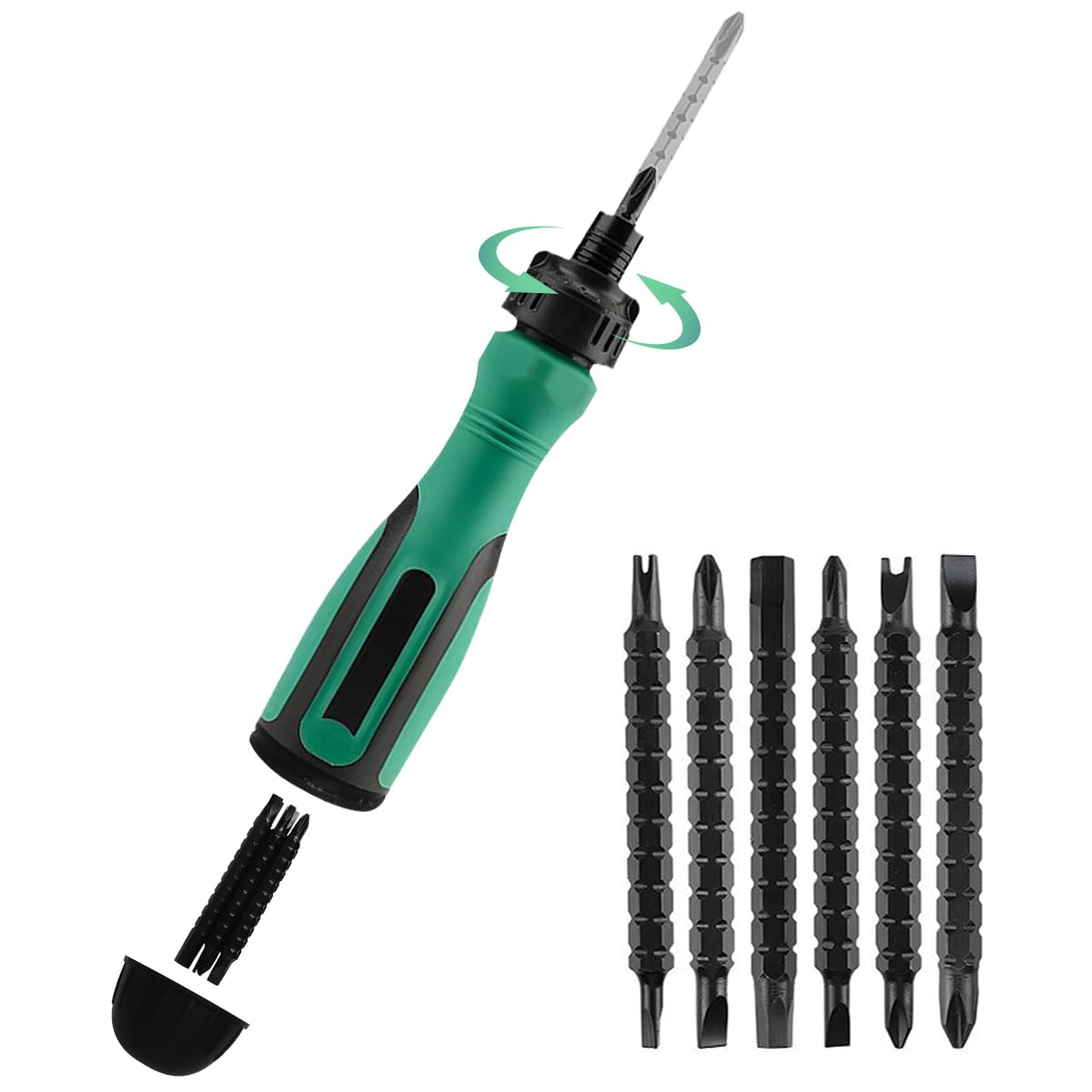 Serplex® 13 in 1 Screwdriver Tool Set with 6 Dual Head Retractable Screwdriver Bits Magnetic Bit Design Cordless Multi-Purpose Screwdriver Portable Screw Driver Set Kit Screw Driver Tool (B0CZXDMH49) Amazon Price History, Amazon Price Tracker