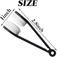 Vista 2 de GXXMEI 40 piezas mini gafas de sol gafas de microfibra limpiador cepillo herramienta de limpieza, 5