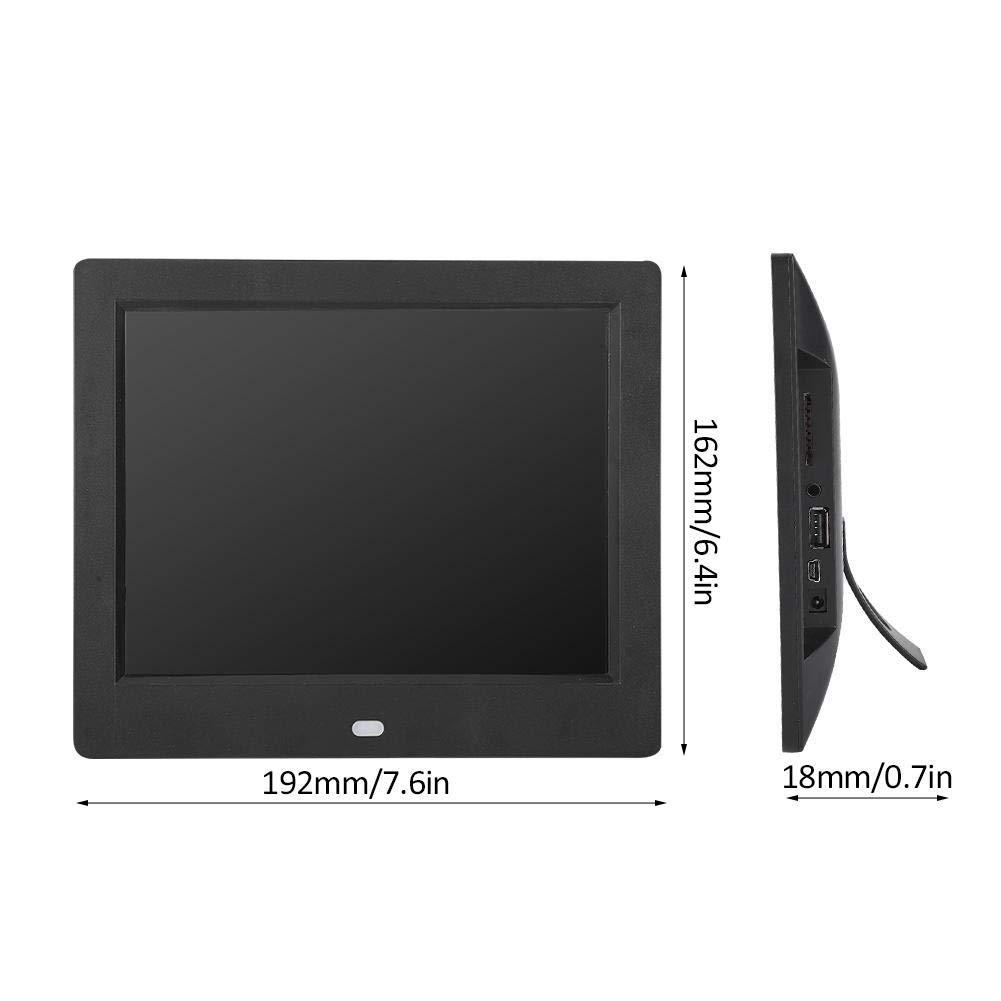 8 pollici WiFi multi-funzione digitale cornice supporto 32G scheda di memoria disco U, calendario, sveglia elettronica foto/musica/lettore video regalo per Birtay, matrimonio
