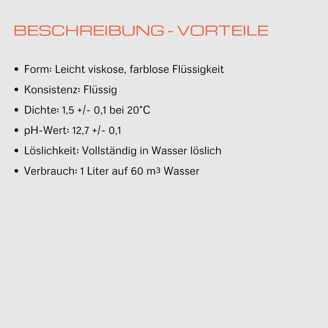 Leck-Fix - 1 Liter - Ihr verlässlicher Helfer gegen Undichtigkeiten in Schwimmbädern und Rohrleitungen