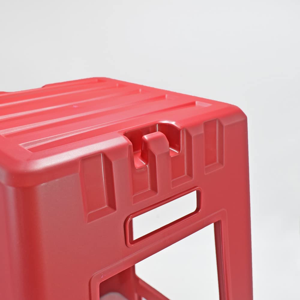 Amazon.co.jp: AP プラスチックスツール レッド ｜ イス 椅子