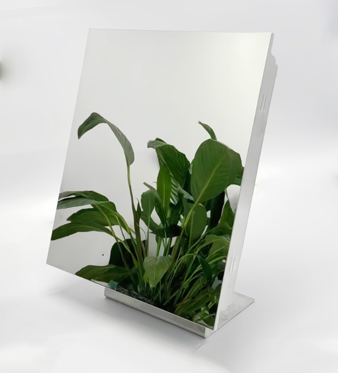 XMEISE 304 Specchio in acciaio inox metallo materie prime-per l'artigianato cucina fai da te 100Mmx600mm 2 pezzi,Thickness 3mm