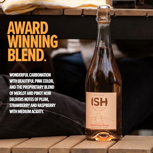 image for Chateau del ISH Sparkling Rosé | Award-Winning Non-Alcoholic Sparklin