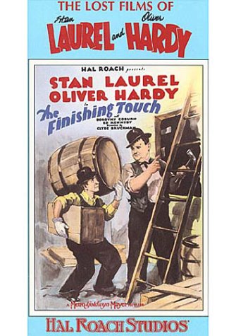 Cinta magnética VHS Laurel & Hardy Finishing Touch importación de Estados Unidos