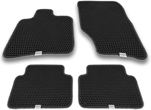 Floor Mats, Custom Fit with Dual Layered Honeycomb Made for Audi Q7 4L 2009-2015. All Weather Heavy Duty Protection for Front and Rear. EVA Material, Easy to Clean.