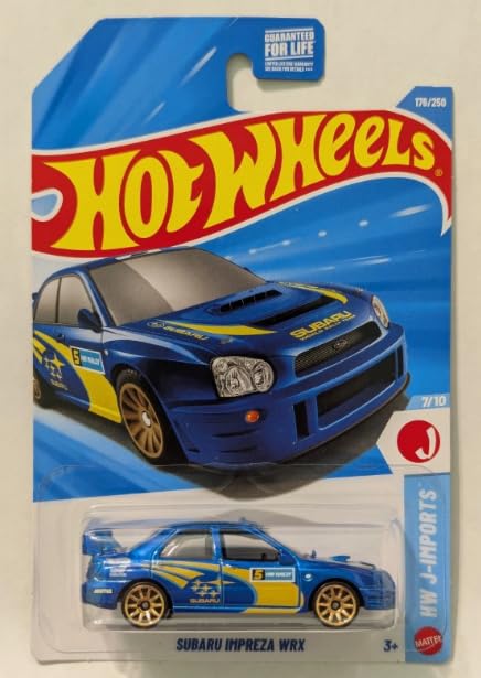 Amazon.co.jp: Hot Wheels スバル インプレッサ WRX ブルー ダイ