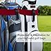 Urgown Golf Cart Strap Sleeve, Protect Your Golf Bag from Wear and Dirt - Premium Material, Simple Design, Easy to Install, Universal Fit, Red