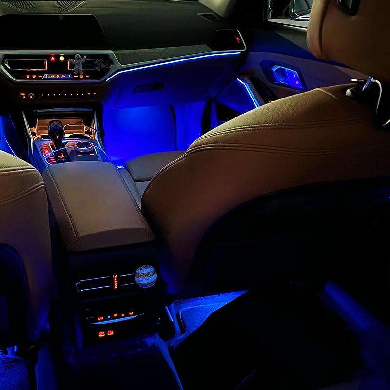 Automotive LED ambient Light, 11 Color Interior Atmosphere kit, Door Light Guide Strip, Screen Control Interface, for BMW G20