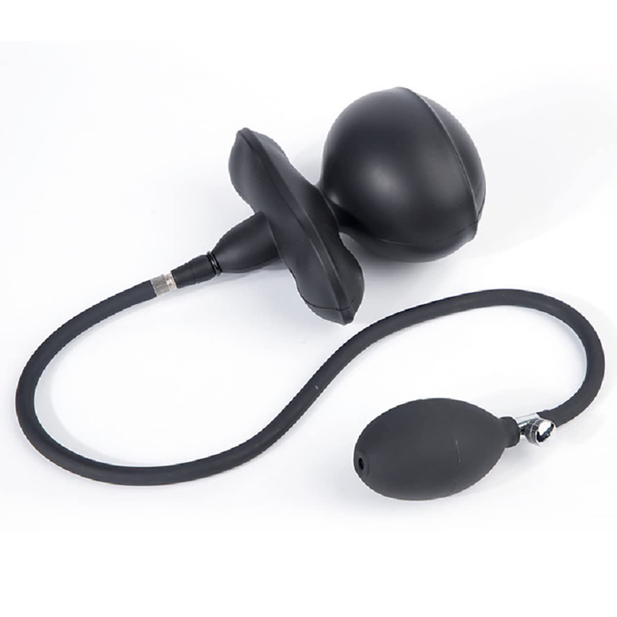 A,B,C 3 Stile Einstellbare Aufblasbarer Silikon Mundknebel SM Mouth Gag Ball mit Luftpumpe für Rollenspiele, SM Bondage Knebel Mundstopfen extrem BDSM Fetisch Sexspielzeug für Männ Frau(A）