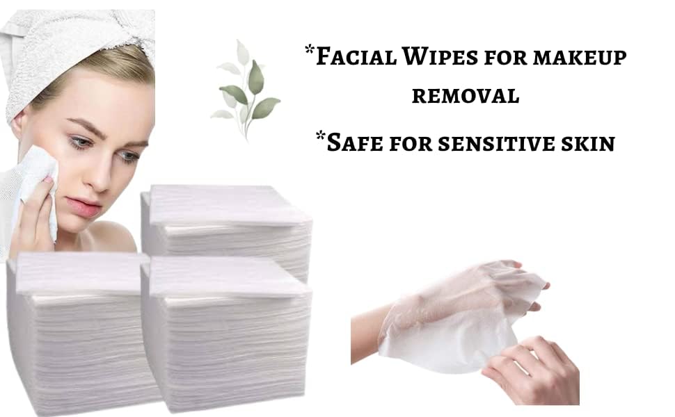 NYRA 100 Count Disposable Dry Wipes for Baby and Adults - Ultra Soft Cotton Tissue Washcloths - 8" x 8" Travel Size - Non-Moistened Cleansing Cloths for Adults, Incontinence, Baby, Body and Face - Image 8 thumbnail