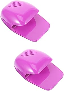 COHEALI 2 Peças Secador De Unhas Secador De Gel Secador De Esmalte Secador De Esmalte Suprimentos Para Arte De Unhas Lâmpada De Secagem Rápida Para Esmalte De Gel Lâmpada Secador De
