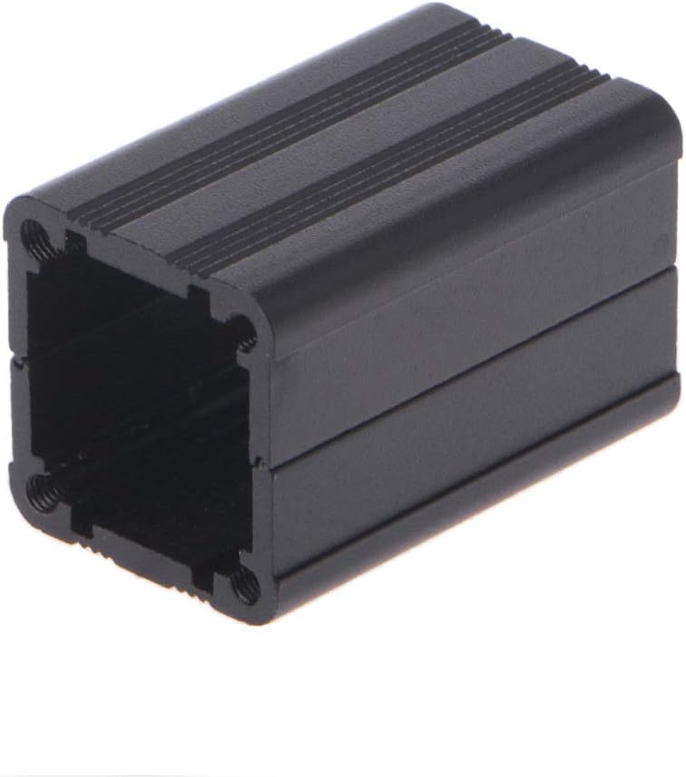 New Extruded Electronic Project Aluminum Enclosure for Case Black 40x25x25mm