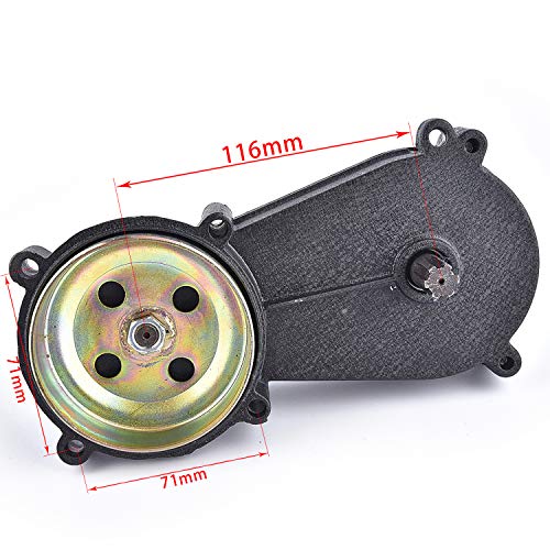 Transmission Gear Reduction Box Clutch 47Cc 49Cc 2-Stroke Pocket Mini Bike T8F 11T 13T 14T 17T 20T Teeth Black #TOP2