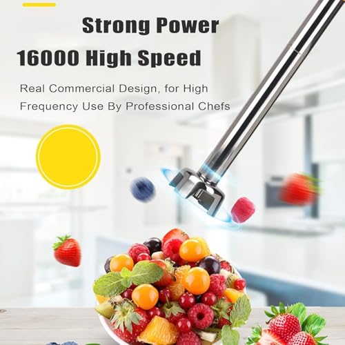 Batidora de mano comercial de 500W con eje de 500mm y velocidad variable 5