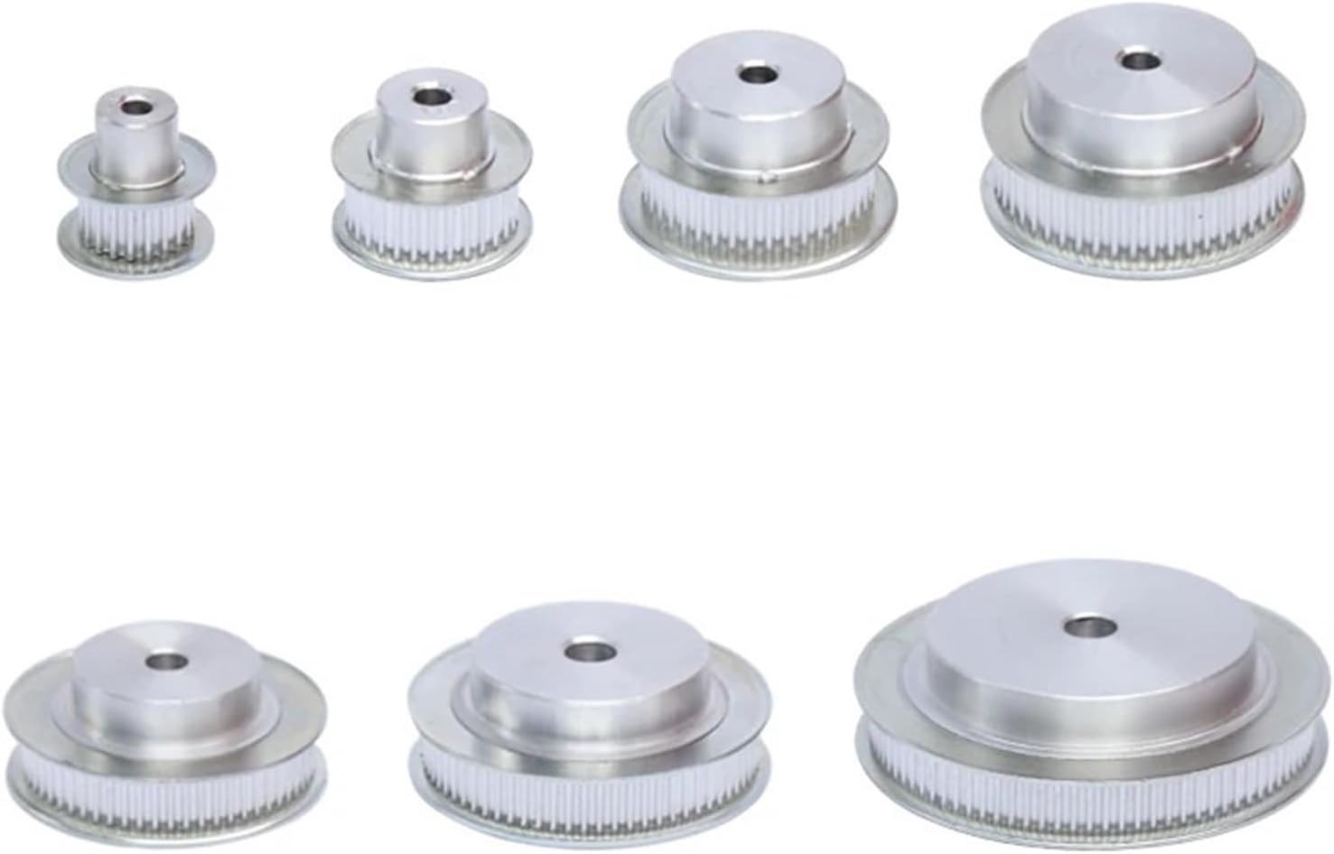 Pulley 3M-15T/16T/17T/18T Aluminum Material Belt Pulley Process Hole 5 mm Slot Width 11mm for Width 10 mm 3M-Timing Belt(18T-Rough Hole 5 mm)