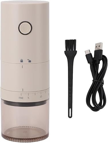 Molinillo de café eléctrico, recargable por USB, 38 ajustes de molienda ajustables, molinillo de café portátil para hogar, oficina, viajes,