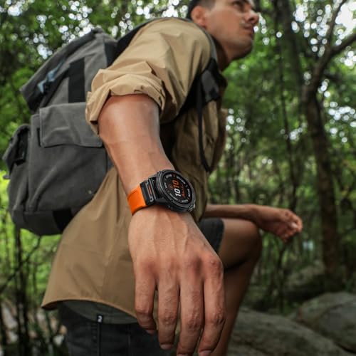 Bracelet Garmin Epix 2 Bandletic 22mm silicone de rechange compatible Instinct 2 - 3