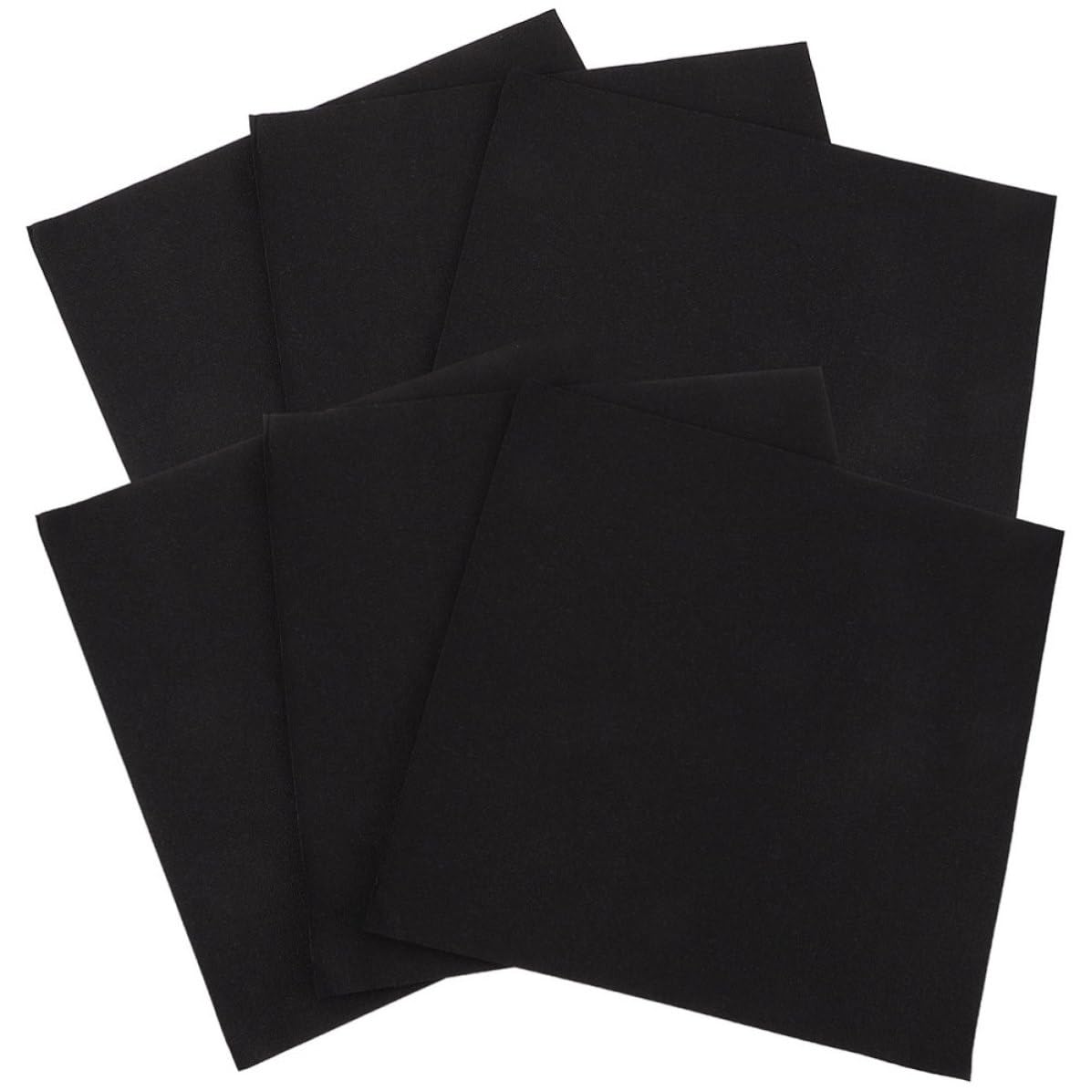100 Piezas Servilletas de Papel Negras para Cena y Fiestas, Elegantes y Seguras, Material de Papel Grueso Que Previene Filtraciones, Ideales para Eventos y Uso Diario