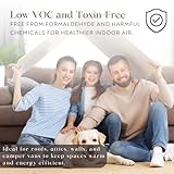 Green Loft 5m Thermal Insulation Roll – 370mm x 50mm – Non-Itch, Moisture & Mould Resistant Loft, Wall & Roof Insulation – Energy-Saving DIY Loft Roll for Year-Round Comfort - Image 7