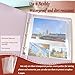 Vmiapxo 100 Pack Scrapbook Refill Pages 12x12 Inch, Clear Page Protectors Fit 3 Ring Scrapbooking Binder & 12 x 12 Photo Album, Heavyweight Plastic Protective Sleeves, Sheet Protectors